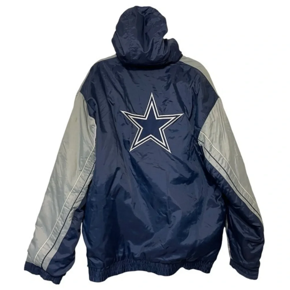 VTG 90s Spotlight Dallas Cowboys Hooded Jacket